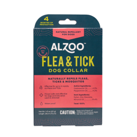 ALZOO Plant-Oil Based Repellent Diffusing Dog Collar