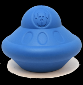SN Flying Saucer Durable Rubber Chew Toy & Treat Dispenser