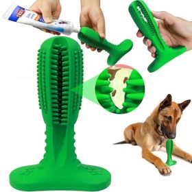 Rubber Dog Chew Toys Dog toothbrush Pet mint Toy Brushing Puppy Teething Brush for Doggy Pets Oral Care Stick for Dog Supplies