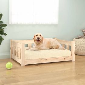 Dog Bed 29.7"x21.9"x11" Solid Wood Pine