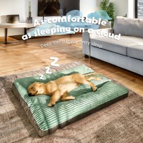 Up to 33 lbs Dog Mat Sleeping Dog Mattress Floor Mat Removable And Washable Dog Kennel Large Dog Kennel Pet Pad Dog Mat Soft Comfortable Bed