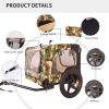 Outdoor Heavy Duty Foldable Utility Pet Stroller Dog Carriers Bicycle Trailer