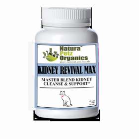 Kidney Revival Max Master Blend Kidney Cleanse & Support Capsules* Adult & Senior Dogs (size: CAT 150 Caps - 500 mg.)