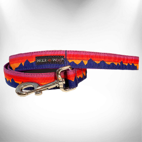 Dog Leash (Color: Mountain Purple, size: REGULAR 1" width- 5' long)