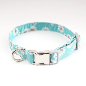 Fashion Cute Simple Pet Dog Collar (Option: Green-S)