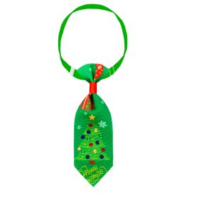 Pet Christmas Cute Printed Small Necktie (Option: NT0381)