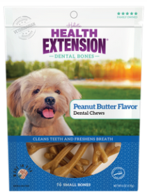 Dog Dental Bones (Color: Peanut Butter, size: Small Bones)