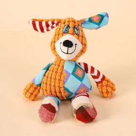 Dog Toys For Small Large Dogs Animal Plush Dog Squeaky Toy Puppy Chew Toys Bite Resistant Pet Toy With Sounding Collision Color (Option: XYG)