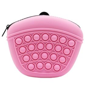 Indoor & Outdoor Pet Training Everyday Supplies (Color: Pink, Type: Feed Dogs Pouch)