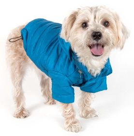 Lightweight Adjustable 'Sporty Avalanche' Pet Coat (size: large)