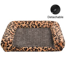Ultra comfy Dog Bed with Thickened Cushion (Color: Pink Bear)
